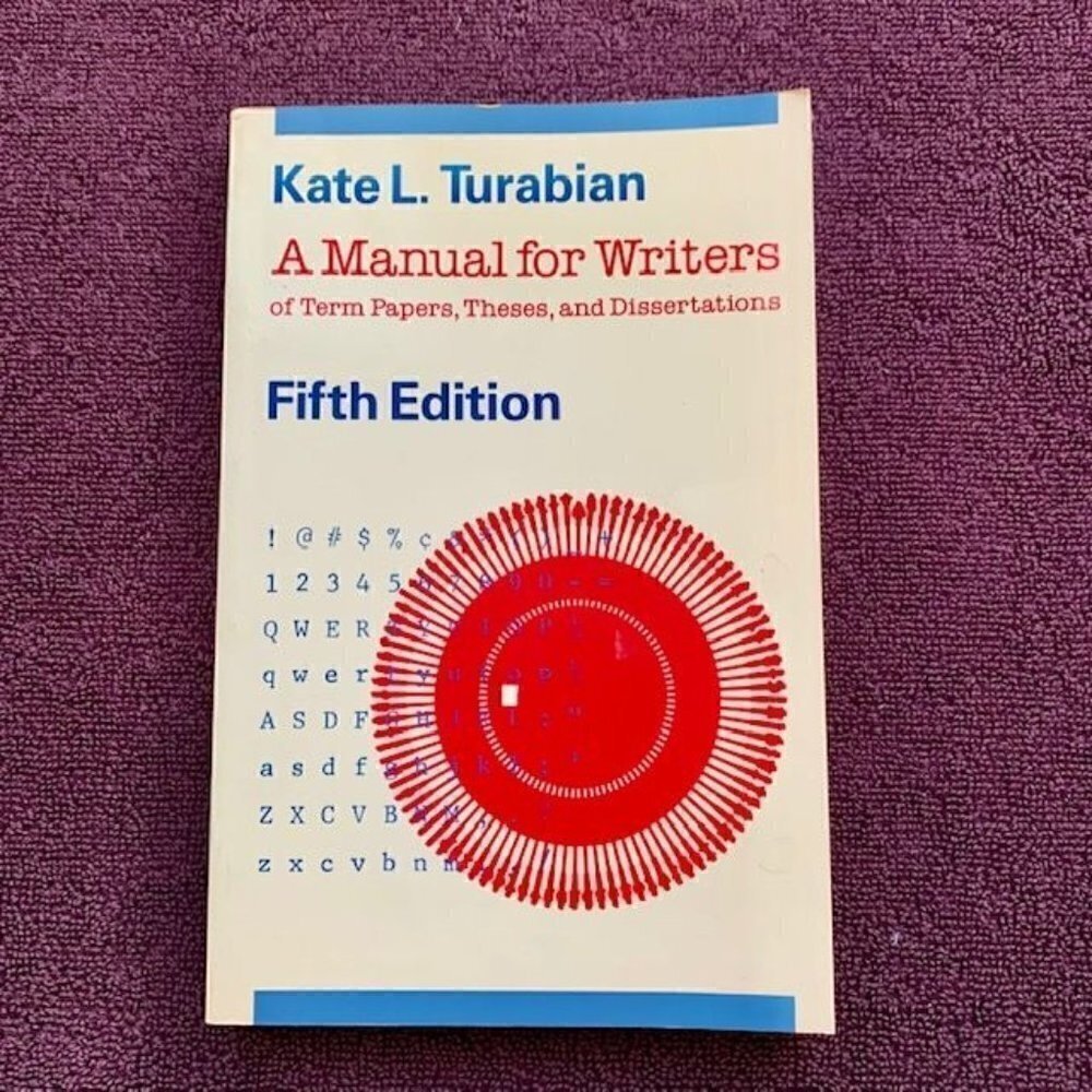 A Manual for Writers 5th Edition by Kate L. Turabian
